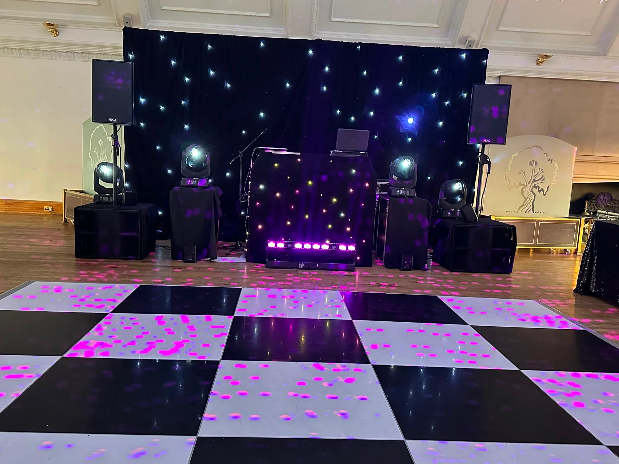 Chris Lee DJ event backdrop