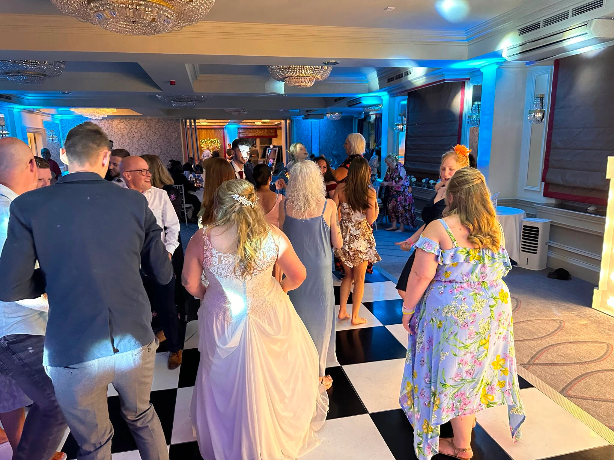 Chris Lee DJ performing at an event